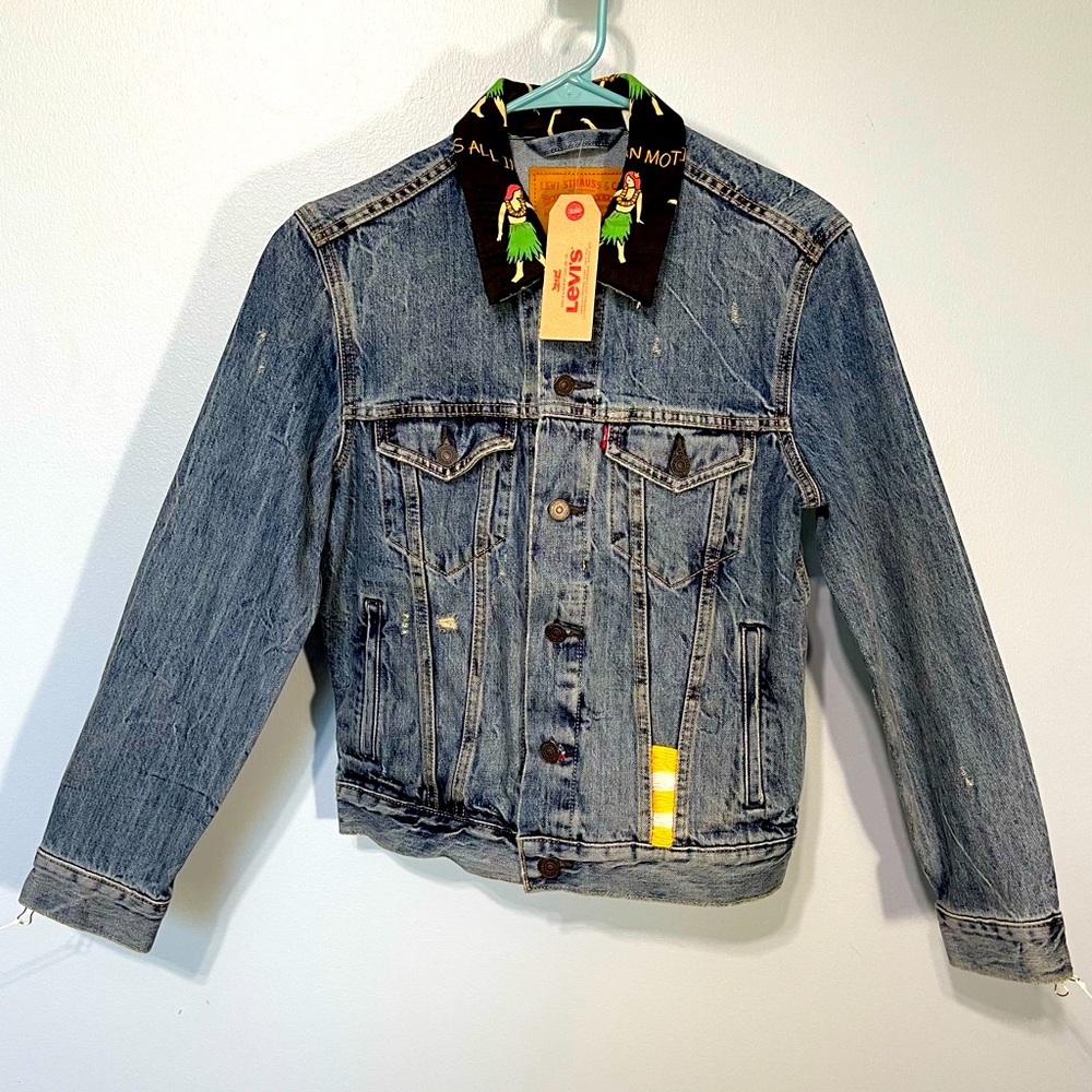 Levi’s. Men’s brand new with tag special edition Hula dancer denim jacket - Picture 1 of 13